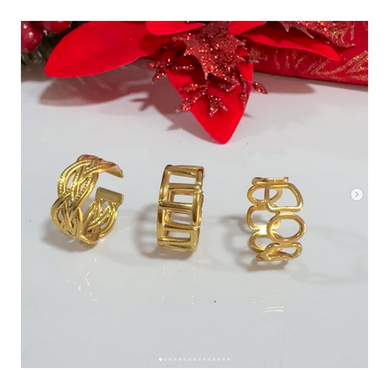 Anillos ajustables en acero inoxidable