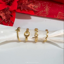 Anillos ajustables en acero inoxidable